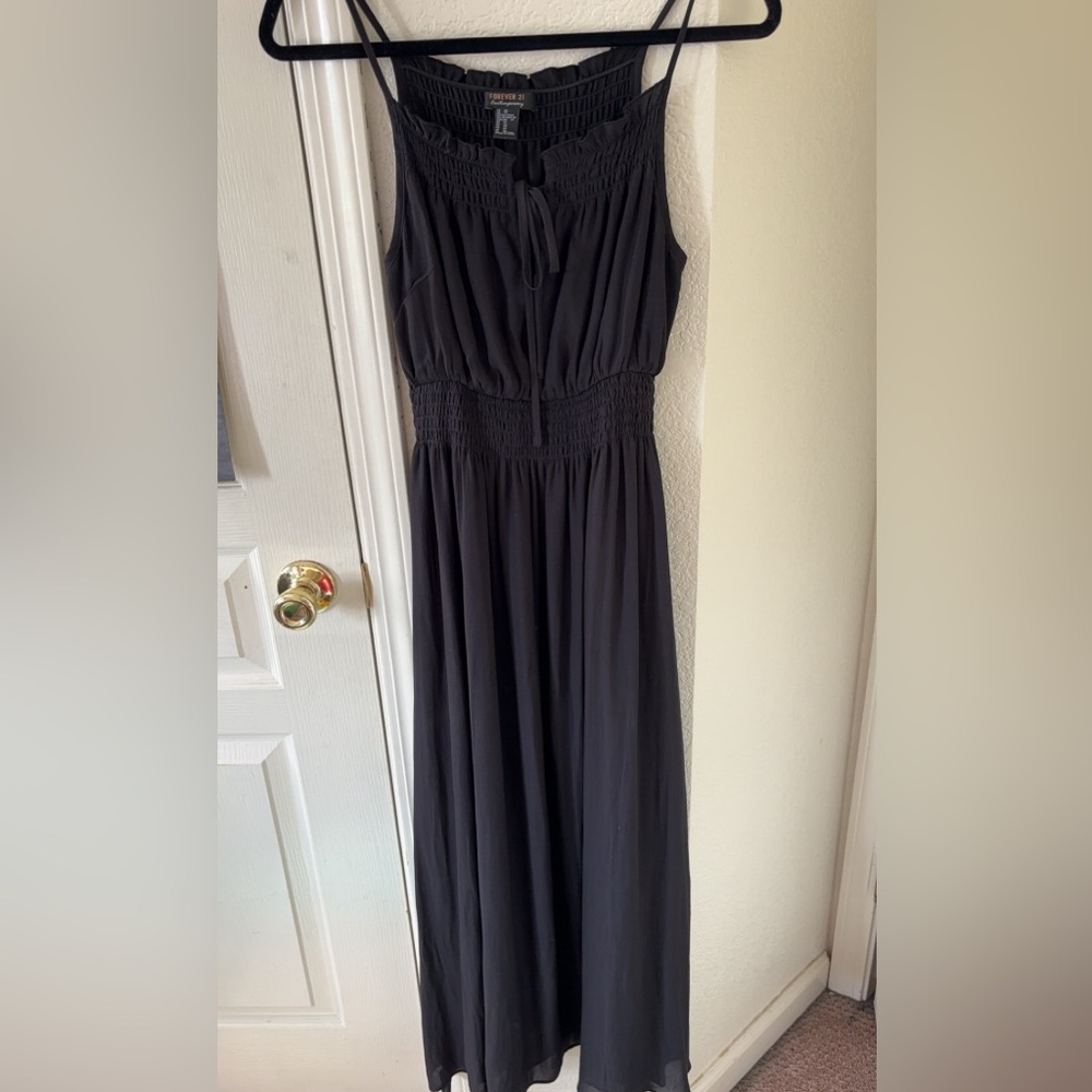 Forever 21 Contemporary Black Maxi Dress
